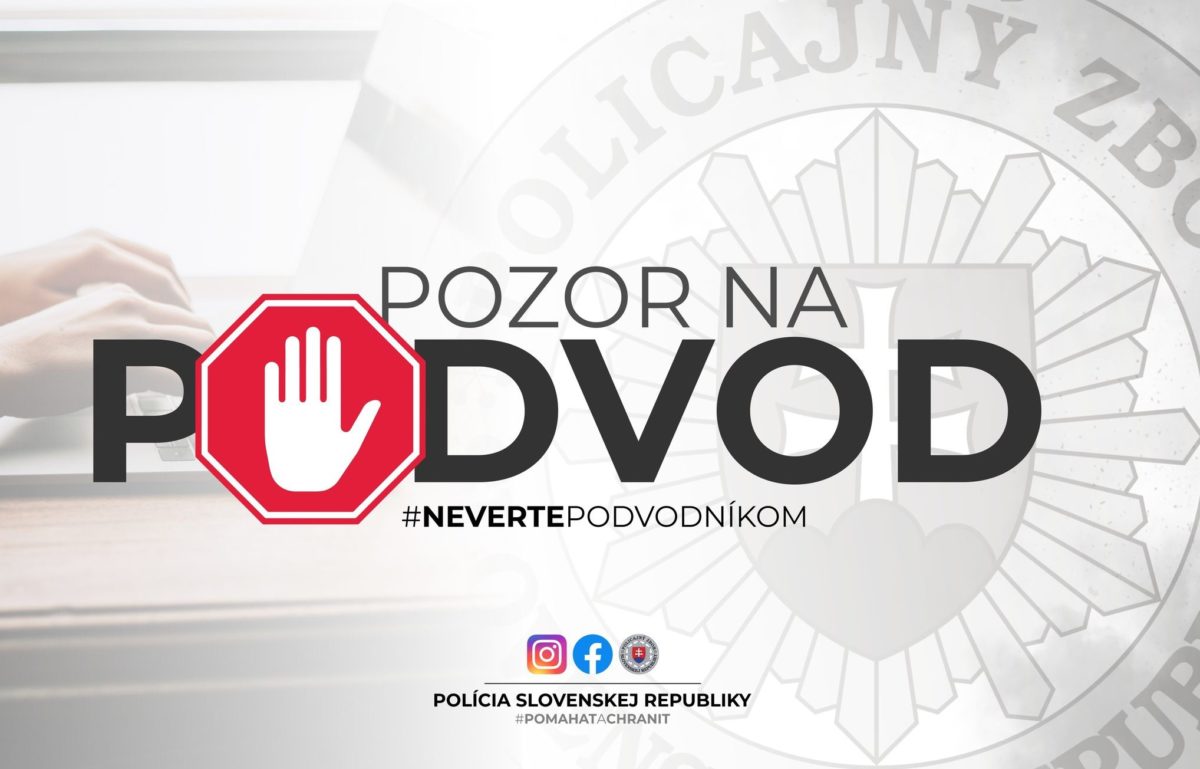 Pozor, podvod, polícia