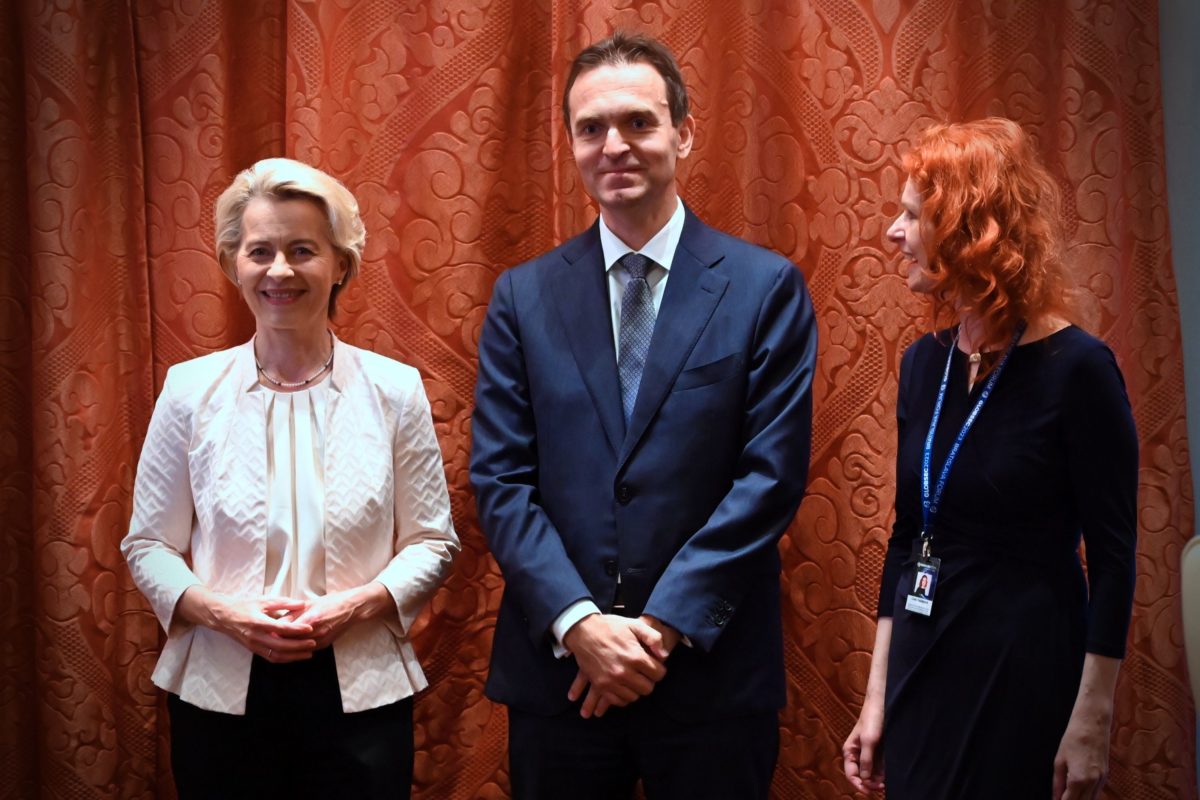 Ursula von der Leyen, Ľudovít Ódor, Lívia Vašáková, Globsec 2023