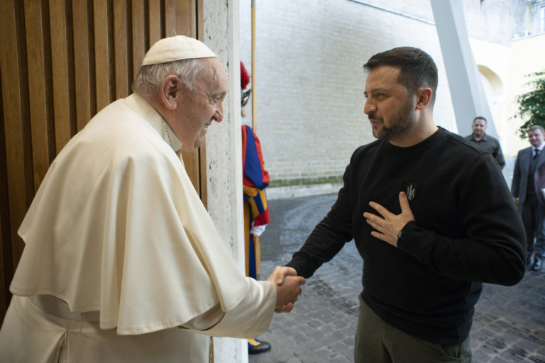 Pápež František, Volodymyr Zelenskyj