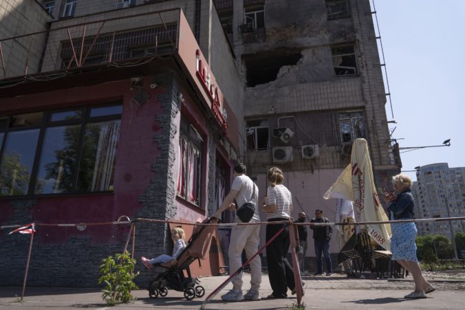 Ukrajina zostrelila nad Kyjevom desiatky dronov, Kličko nazval ruský nálet barbarským