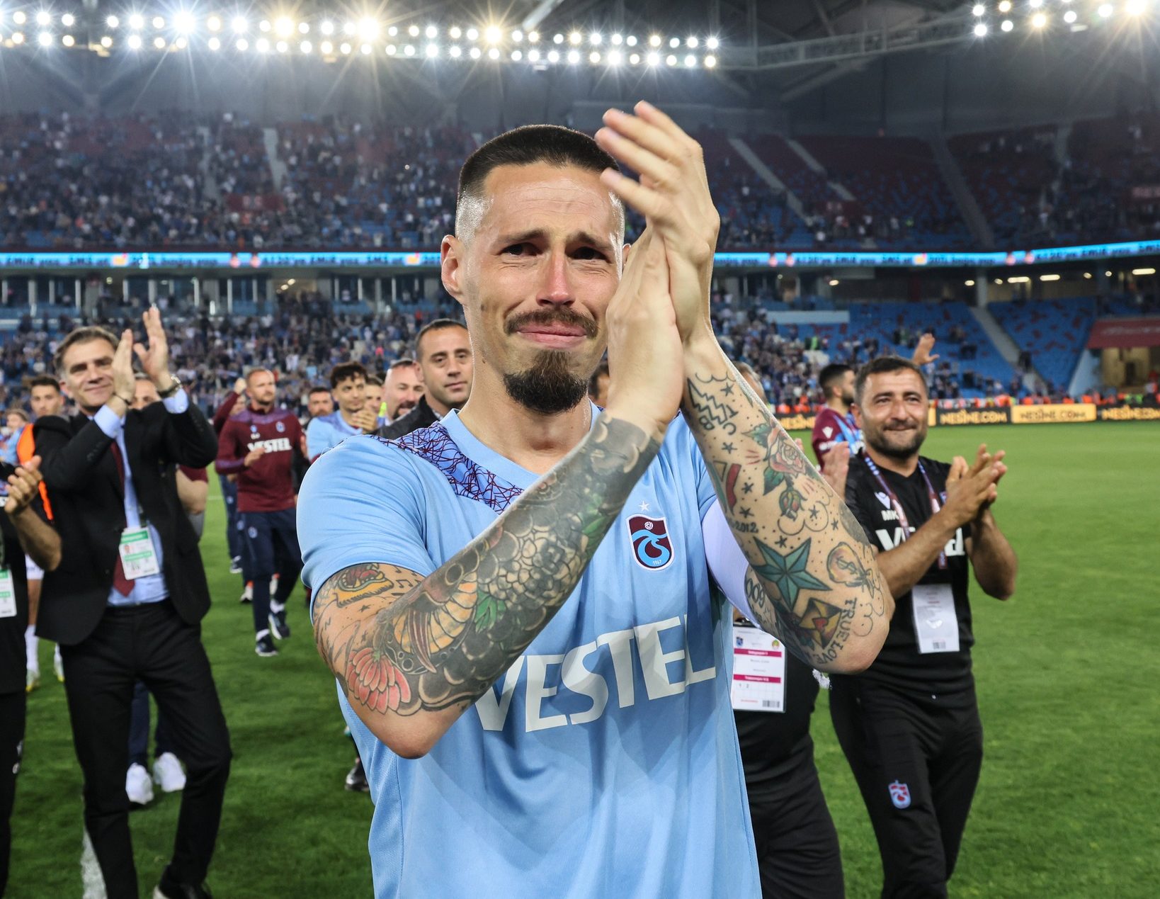 Hamšík sa gólom rozlúčil s Trabzonsporom, po zápase neudržal slzy (video+foto)