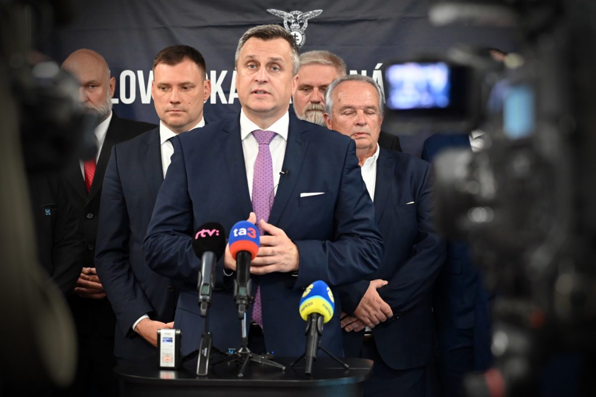 Andrej Danko, Tomáš Taraba, Rudolf Huliak, Miroslav Radačovký