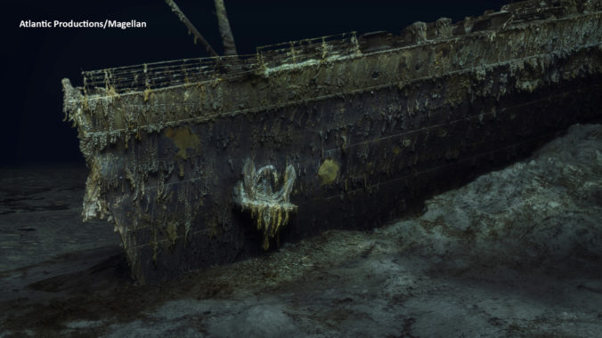 Titanic, vrak lode, potopená loď