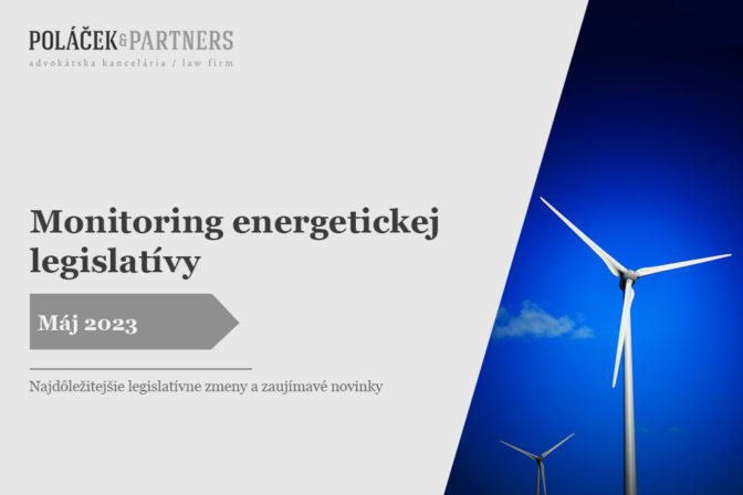 Monitoring energetickej legislatívy apríl 2023