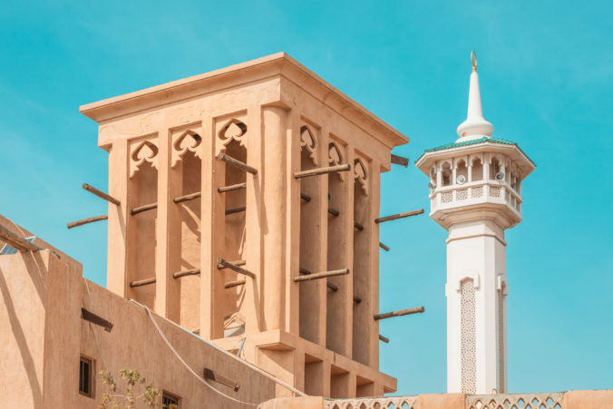 tradičná arabská veterná veža