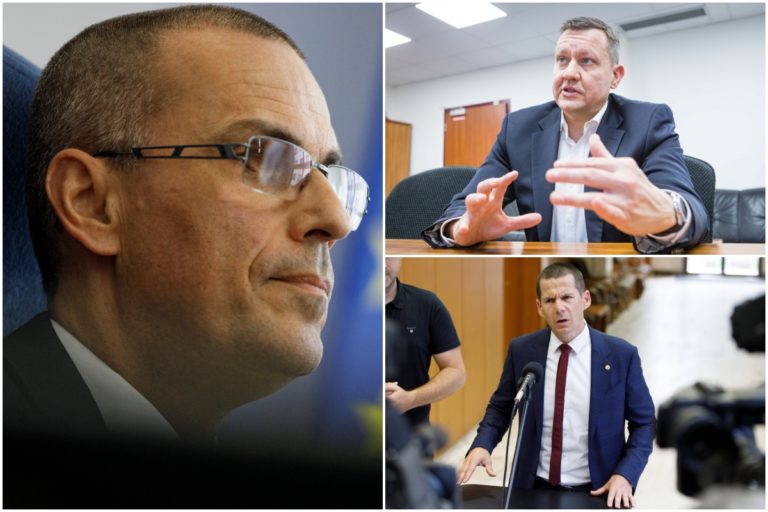 Maroš Žilinka, Daniel Lipšic, Štefan Hamran