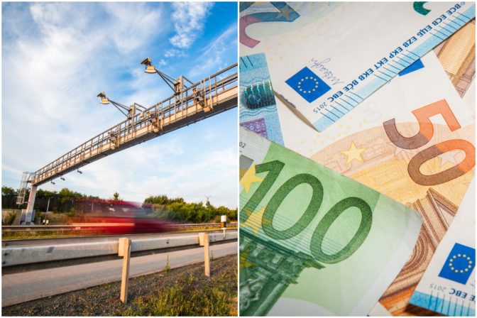 Mýto, peniaze, diaľnica