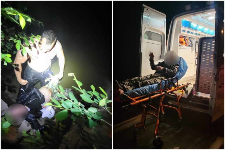 Polícia, topiaci sa muž