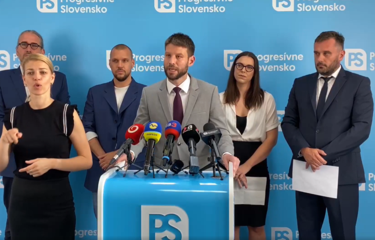 Progresívne Slovensko, Michal Šimečka, Michal Sabo, Tamara Stohlová, Michal Wiezik