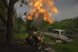ukrajinský vojak, vojna na Ukrajine, Bachmut