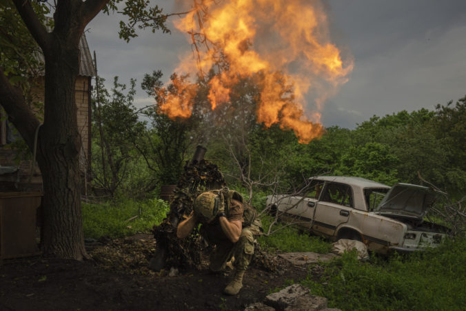 ukrajinský vojak, vojna na Ukrajine, Bachmut
