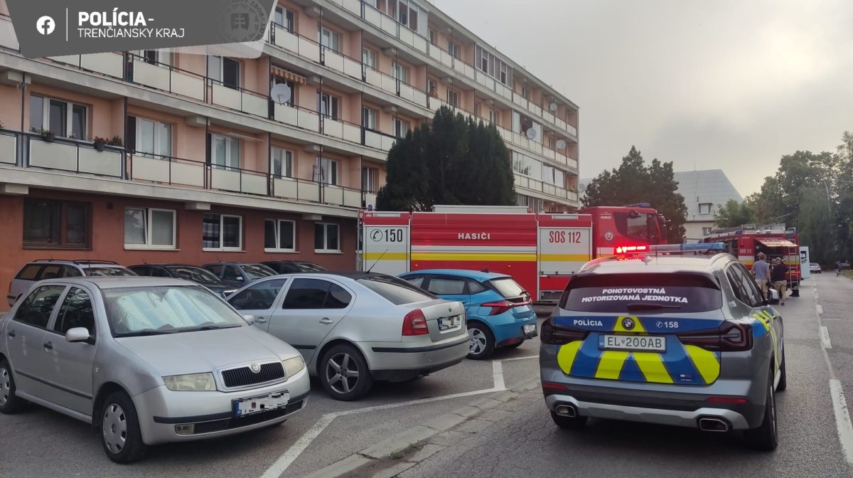 Požiar bytového domu, Dubnica nad Váhom