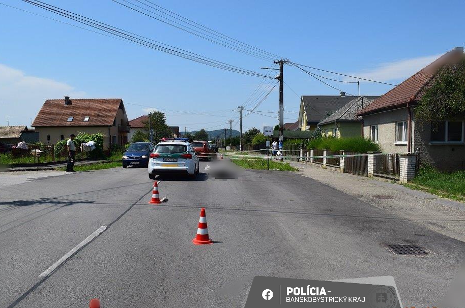 Zrážka chodca, dopravná nehoda