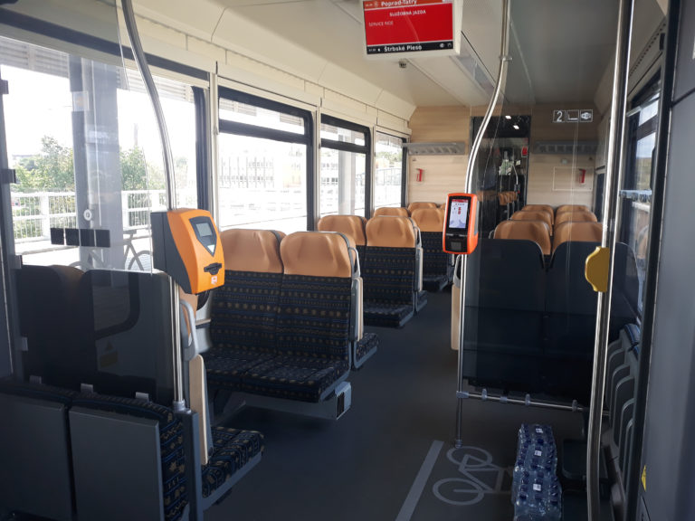 Zmodernizované vlaky v Poprade