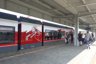 Zmodernizované vlaky v Poprade