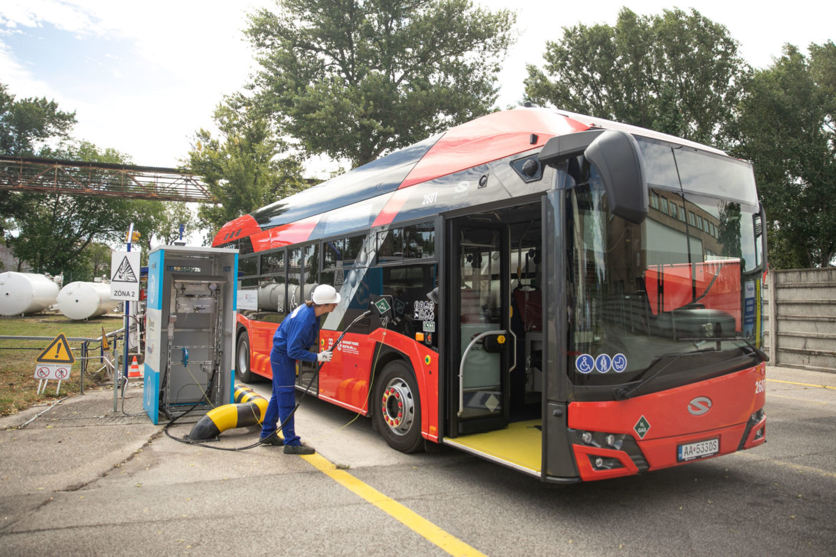 Des bus à hydrogène sillonneront les rues de Bratislava, les passagers ne seront transportés que sur une seule ligne (photo)