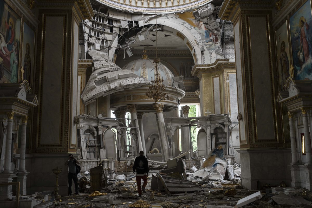 Vojna na Ukrajine, Odesa, Chrám Premenenia Pána
