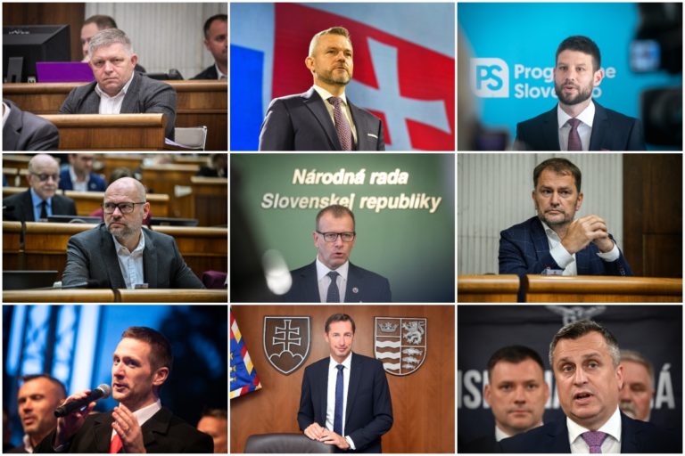 Koláž, prieskum, predčasné voľby