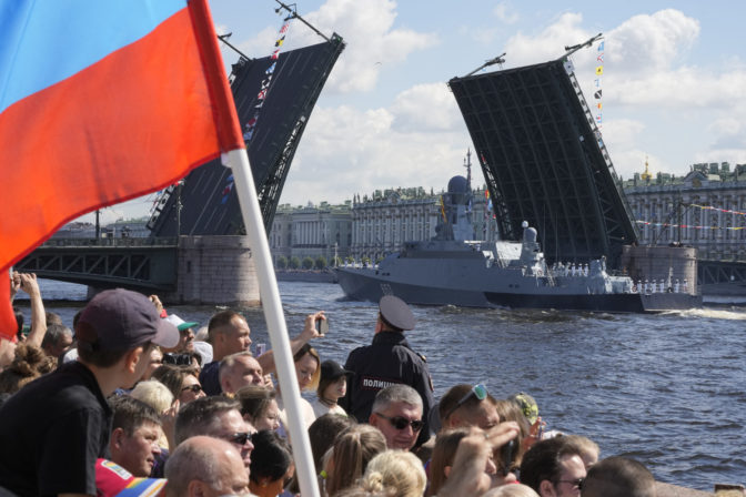 Vladimir Putin, Ruský deň námorníctva