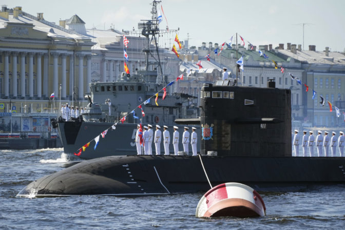 Vladimir Putin, Ruský deň námorníctva