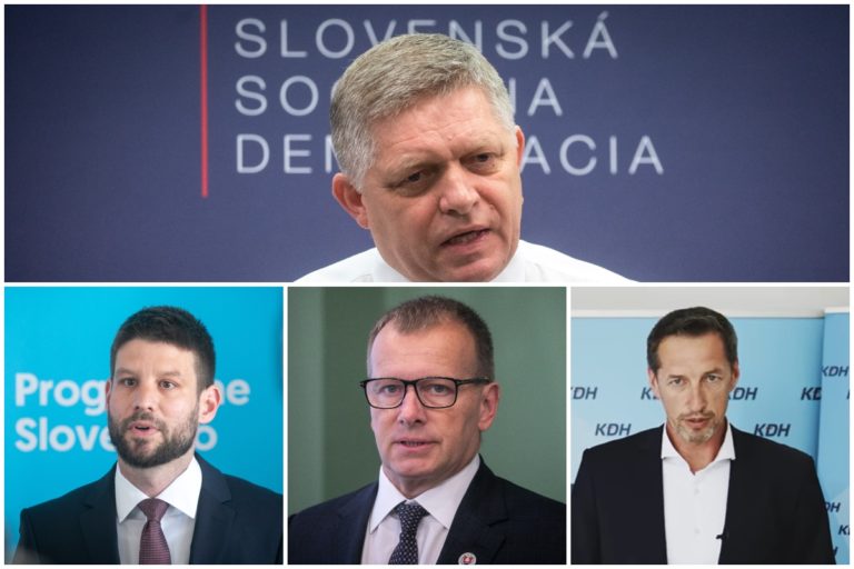 Fico, Šimečka, Kollár, Majerský