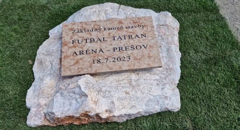 Odštartovala výstavba Futbal Tatran Arény