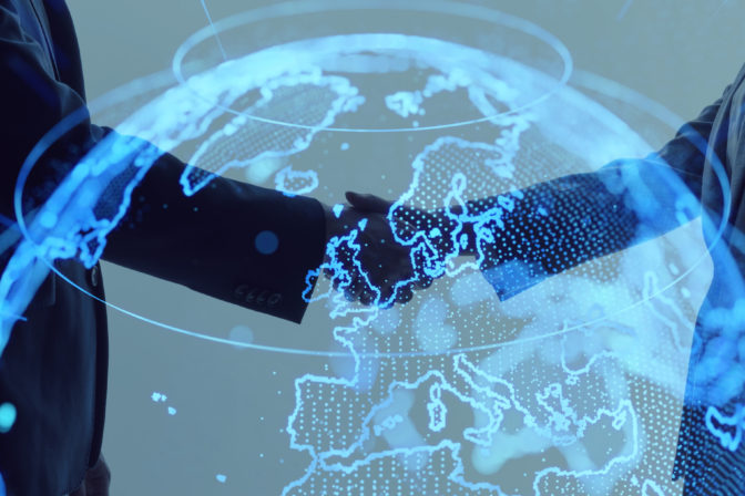 Global communication concept.