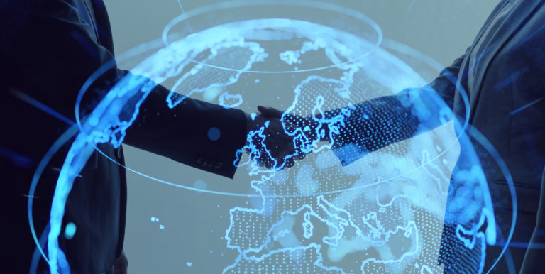 Global communication concept.