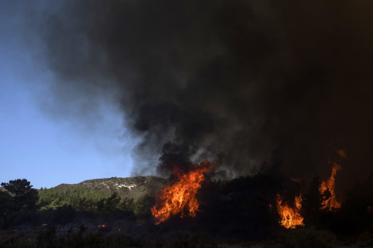 lesné požiare, Grécko, Rodos