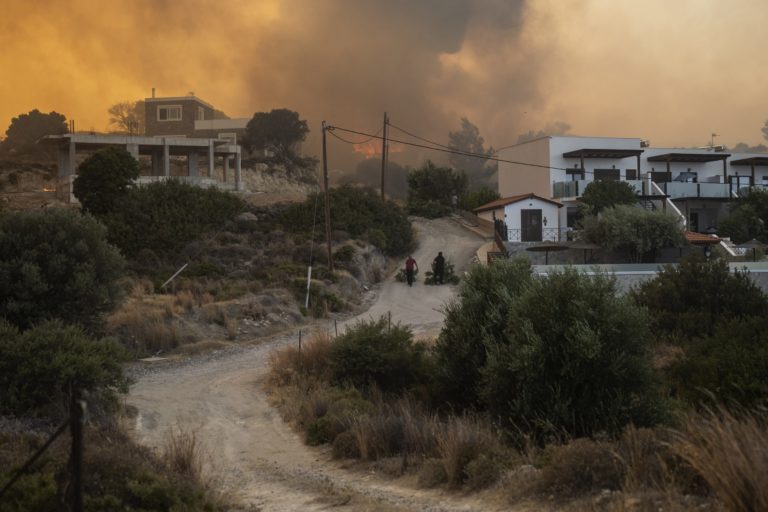 lesné požiare, Grécko, Rodos