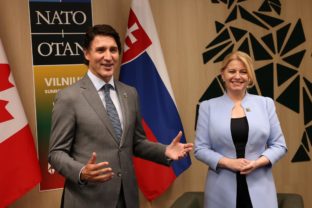 Prezidentka Čaputová a kanadský premiér Justin Trudeau