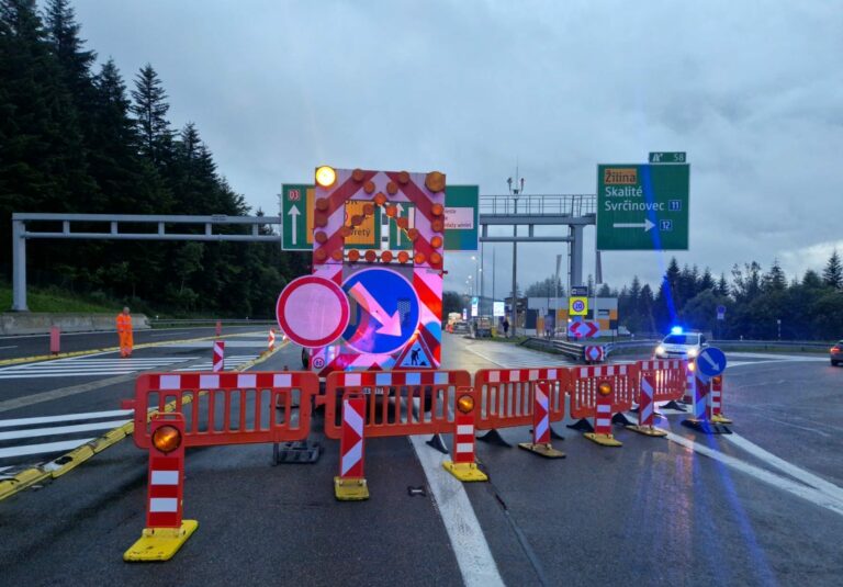 uzatvorenie diaľničného úseku Svrčinovec - Skalité na diaľnici D3