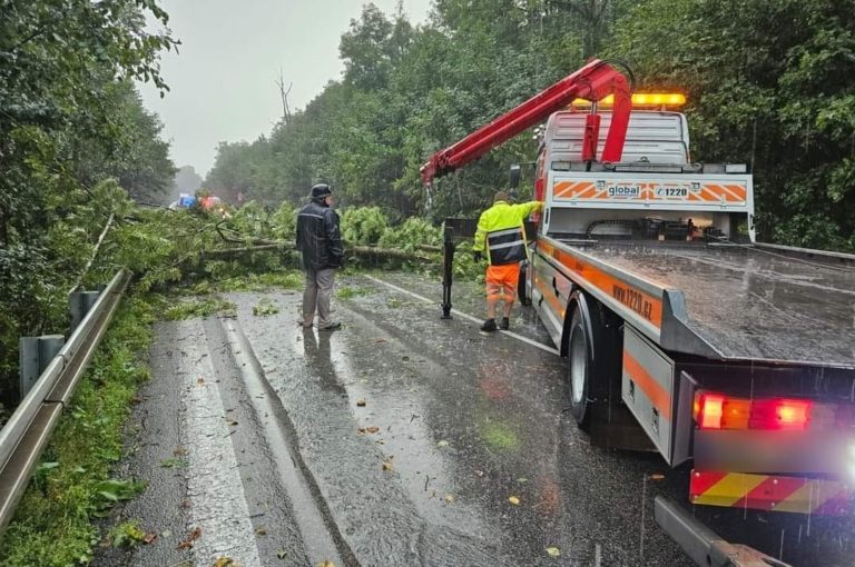 Silný vietor na severe Slovenska