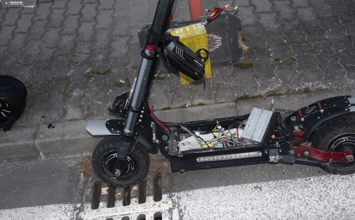 Tragická nehoda, elektrická kolobežka, chodkyňa