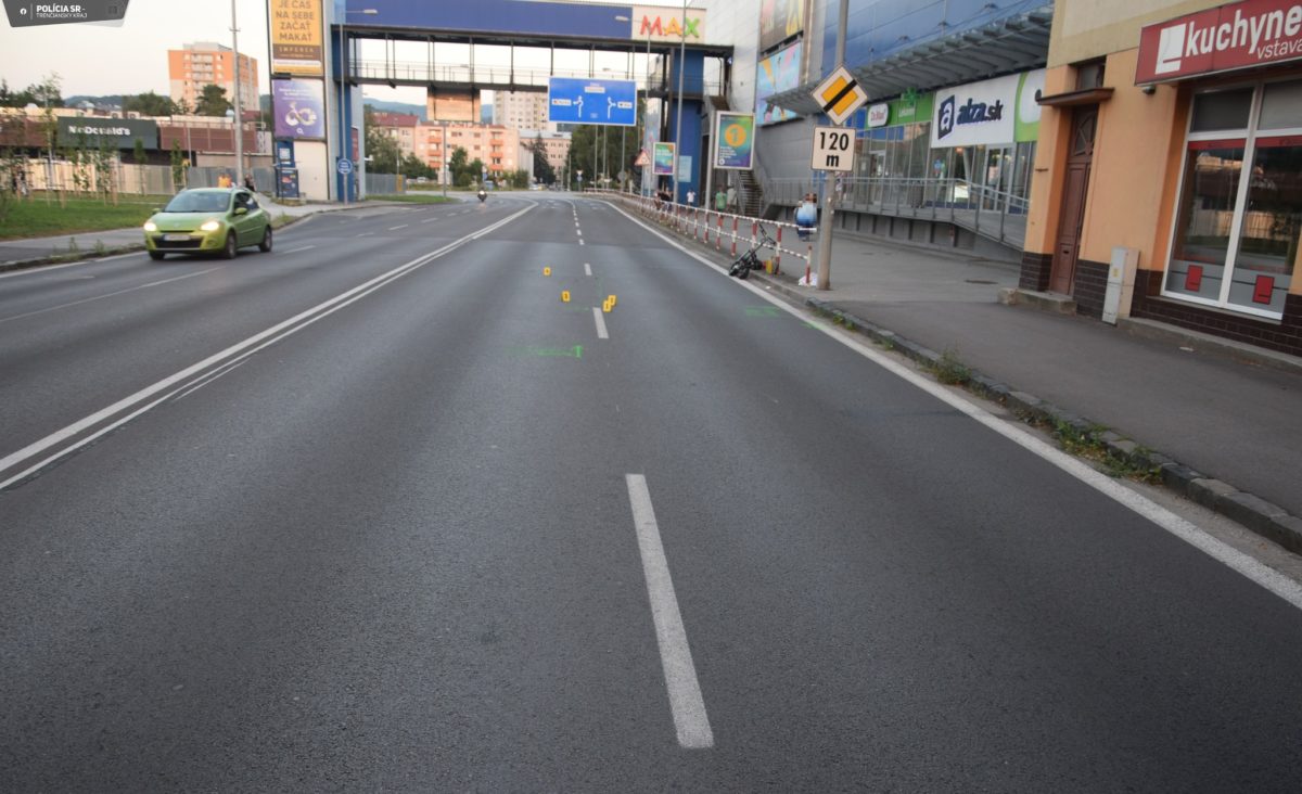 Tragická nehoda, elektrická kolobežka, chodkyňa