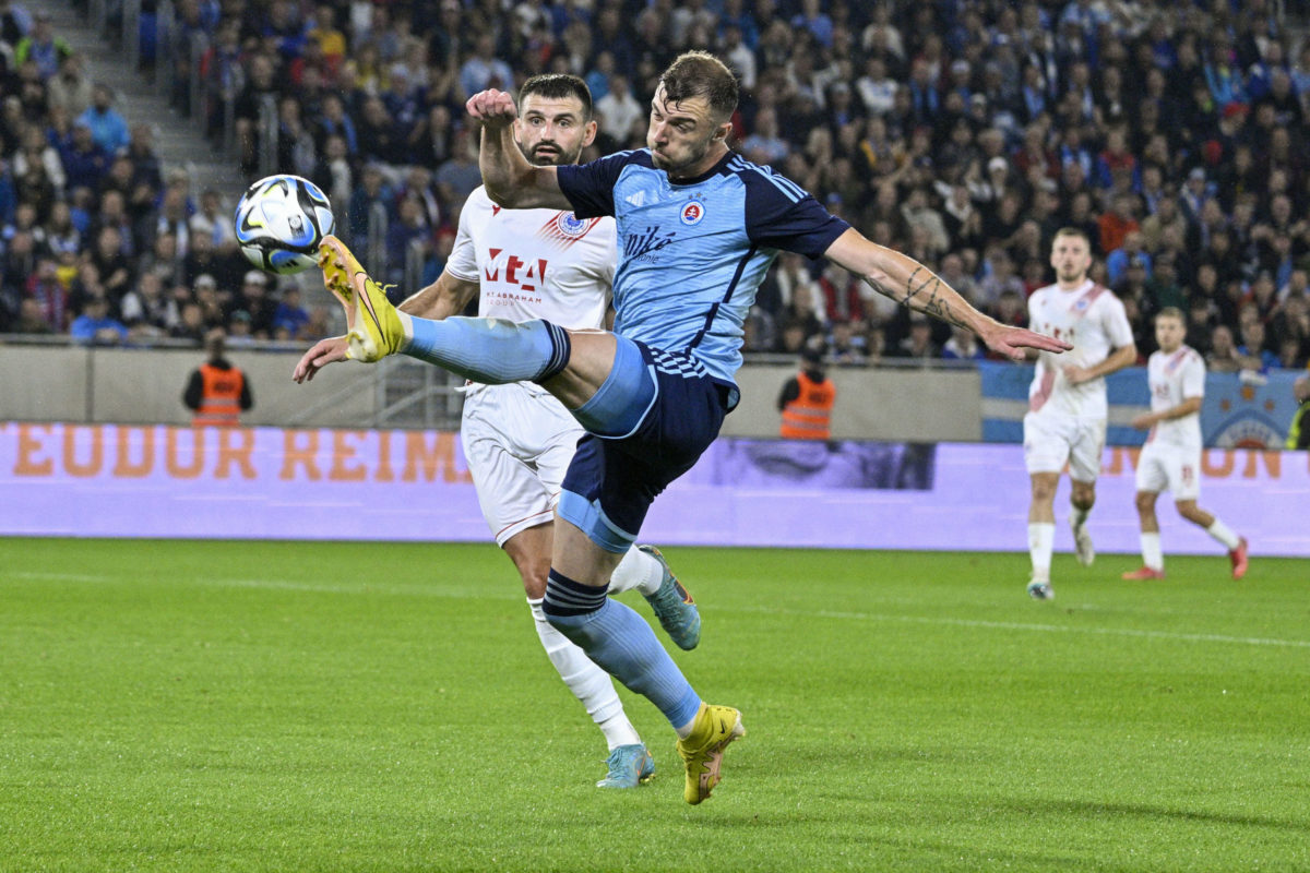 Futbal (Liga majstrov): ŠK Slovan Bratislava - HŠK Zrinjski Mostar