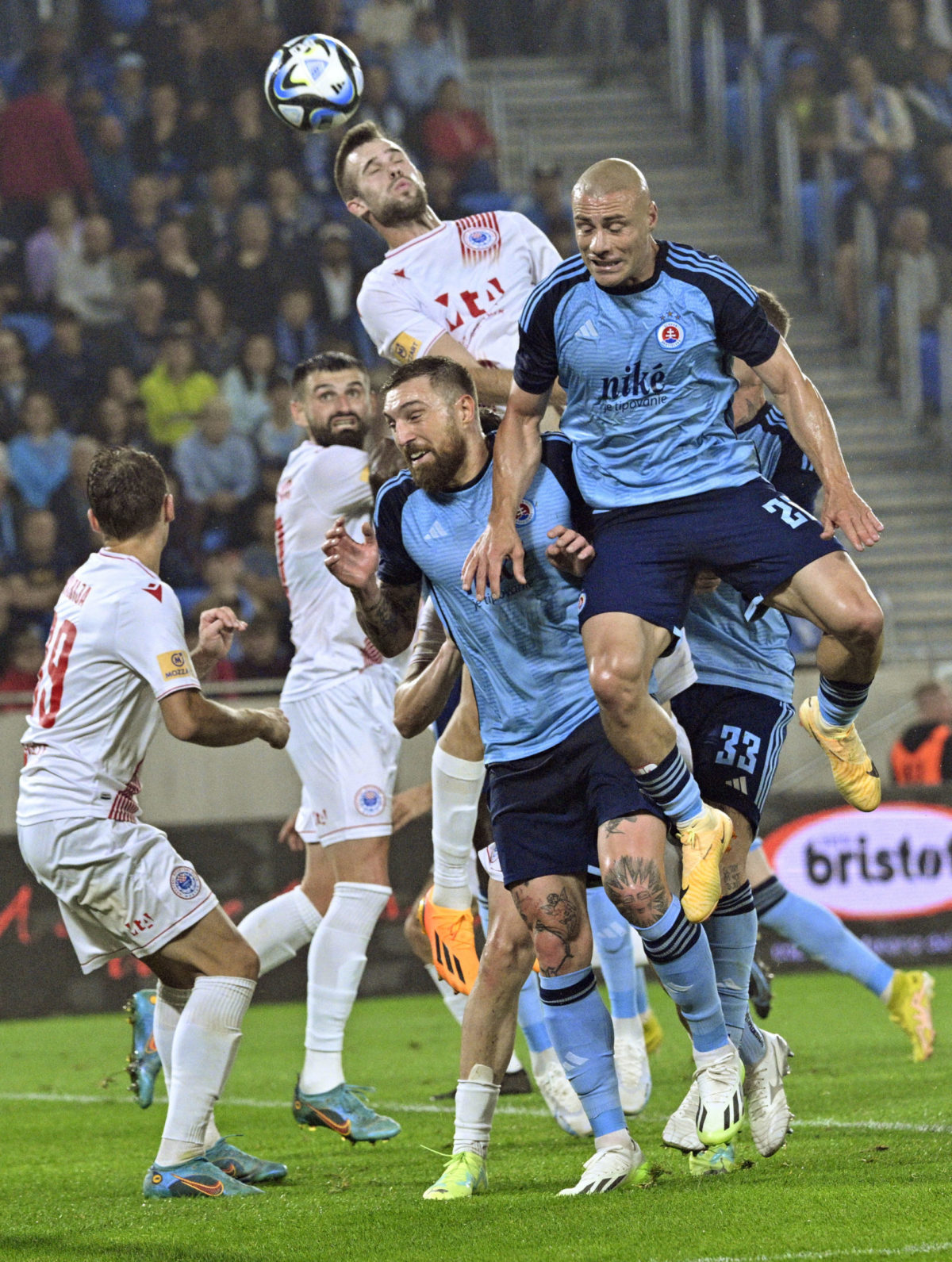 Futbal (Liga majstrov): ŠK Slovan Bratislava - HŠK Zrinjski Mostar