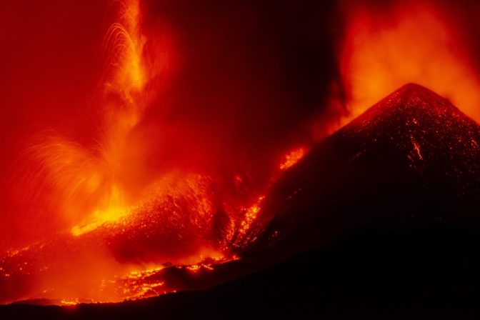 Sopka Etna