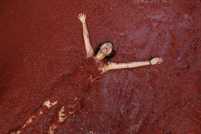 La Tomatina, paradajková bitka, Španielsko