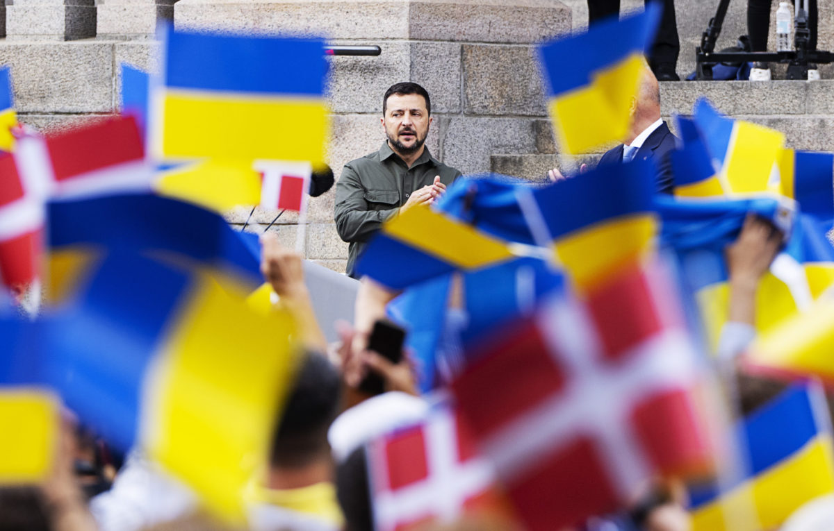 Volodymyr Zelenskyj, Dánsko