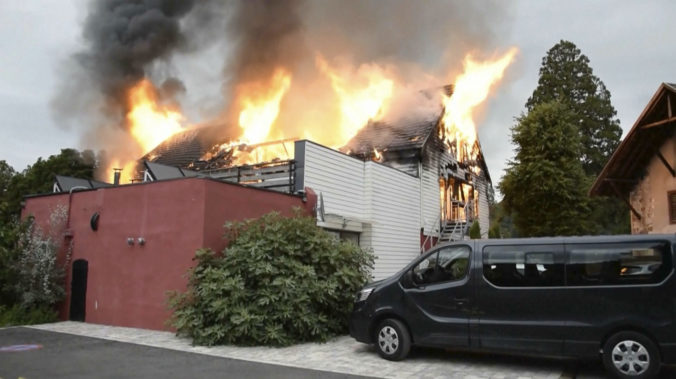 Požiar vo Francúzsku