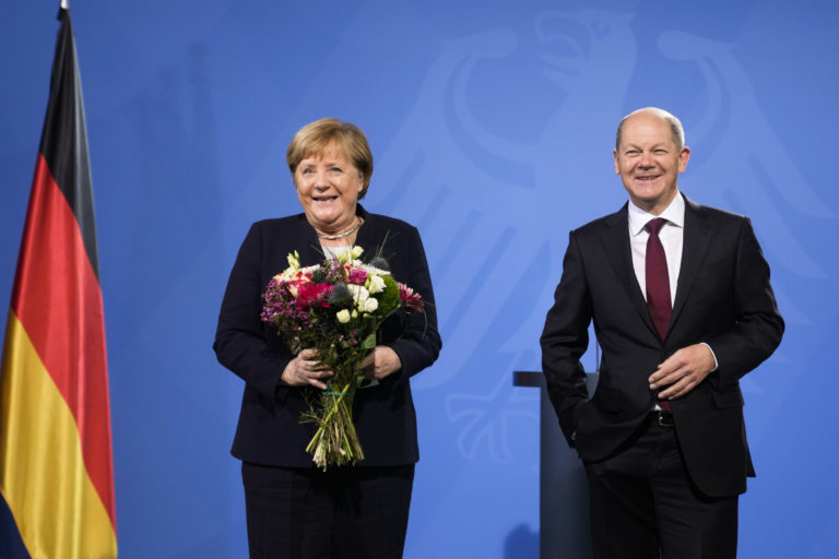 Angela Merkelová, Olaf Scholz