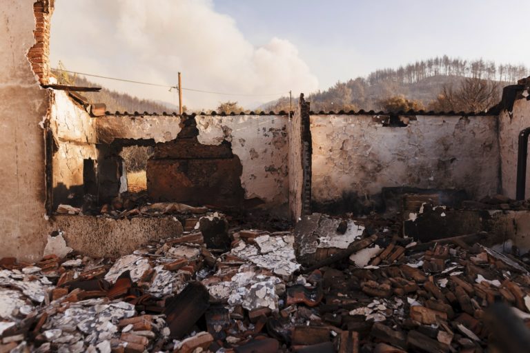 Lesné požiare v Grécku