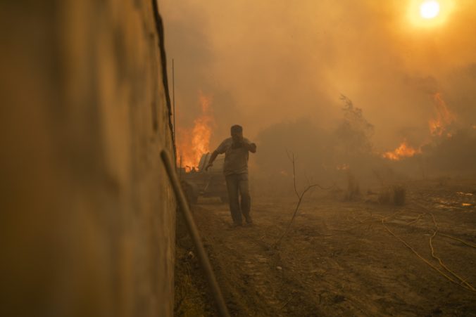 Lesné požiare v Grécku, Rhodos