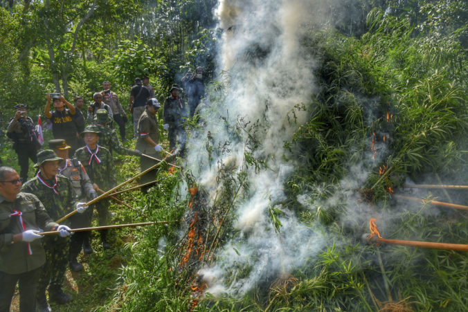 Indonézia, marihuana