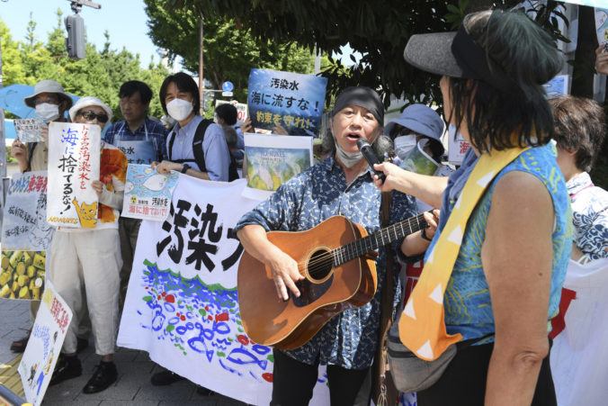 Japonsko, protest