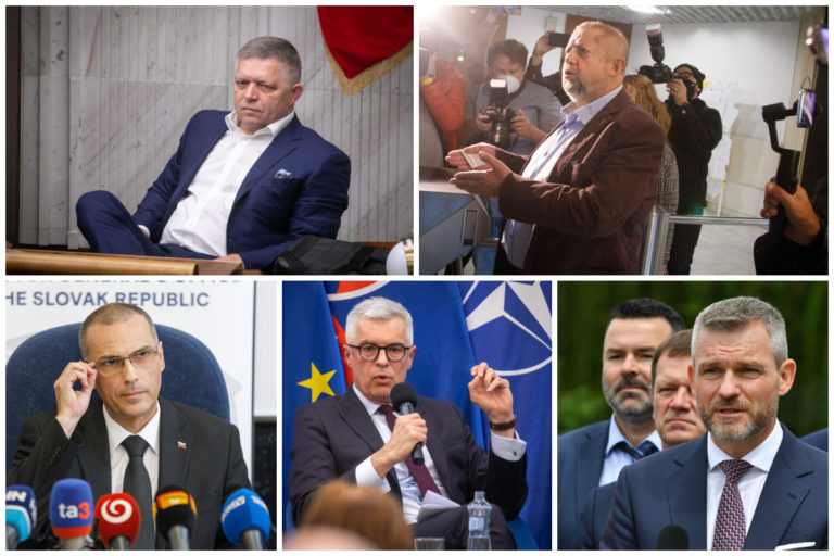 Fico, Harabin, Žilinka, Korčok,Pellegrini, Korčok,