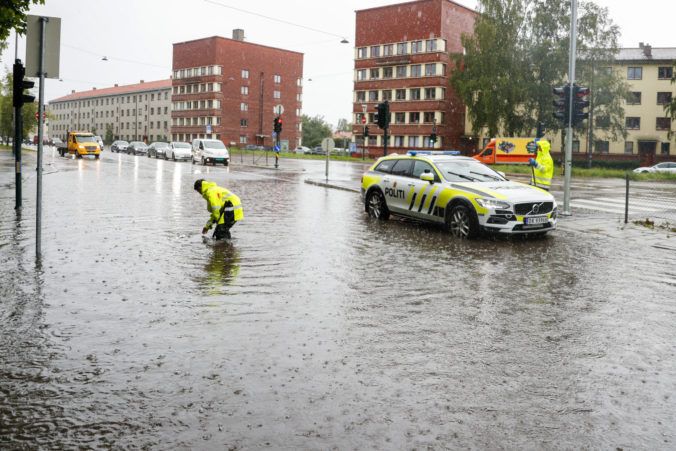 Nórsko, záplavy