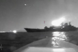 Vojna na Ukrajine, poškodená loď