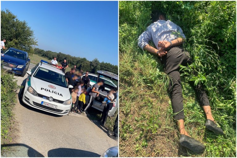 polícia Malacky, migranti